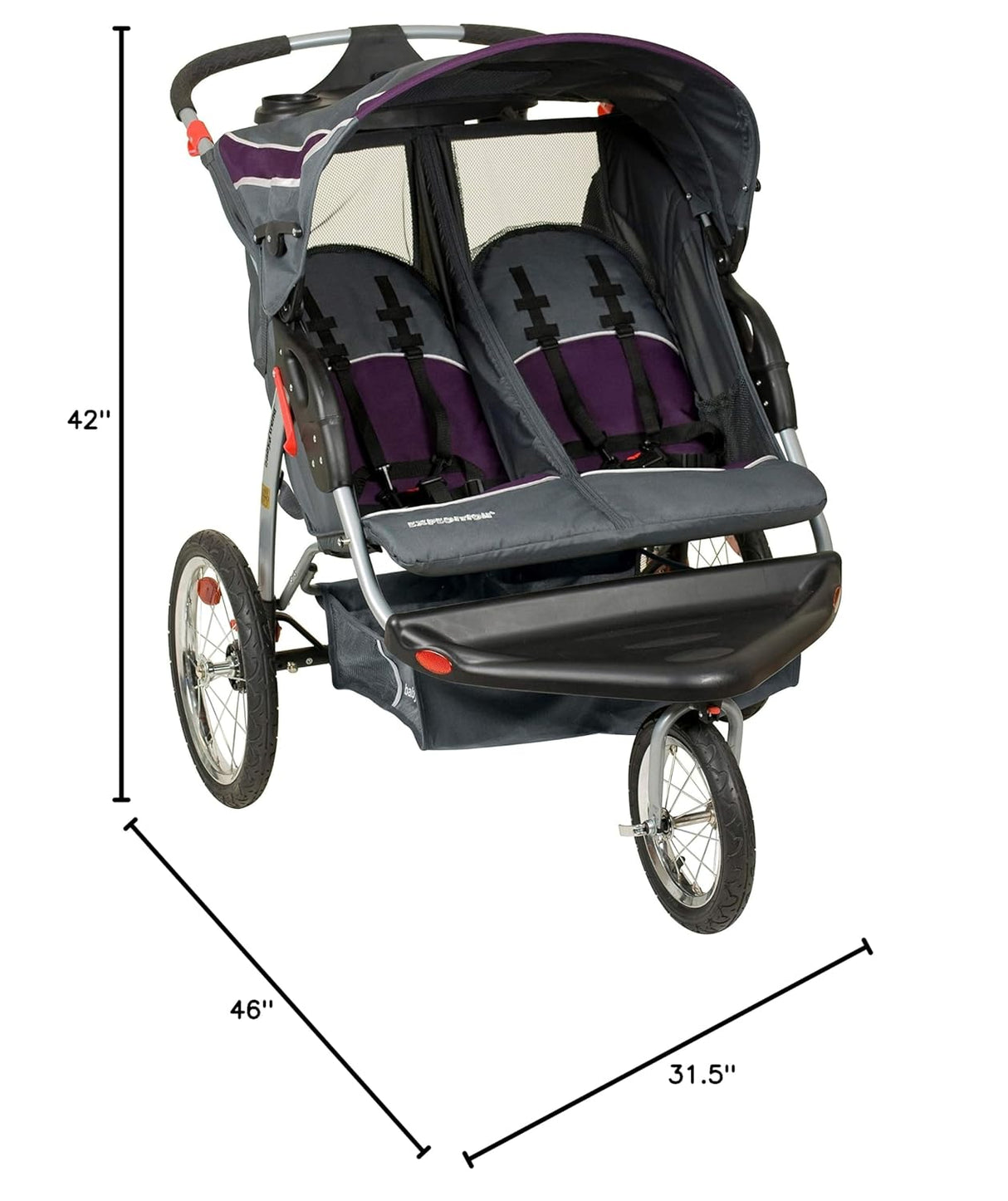Carriola doble Expedición Baby Trend