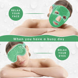 Máscara facial hielo refrescante para reducir la hinchazón