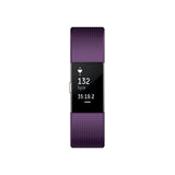 Pulsera Fitbit Charge 2 Heart Rate Fitness, ciruela, grande