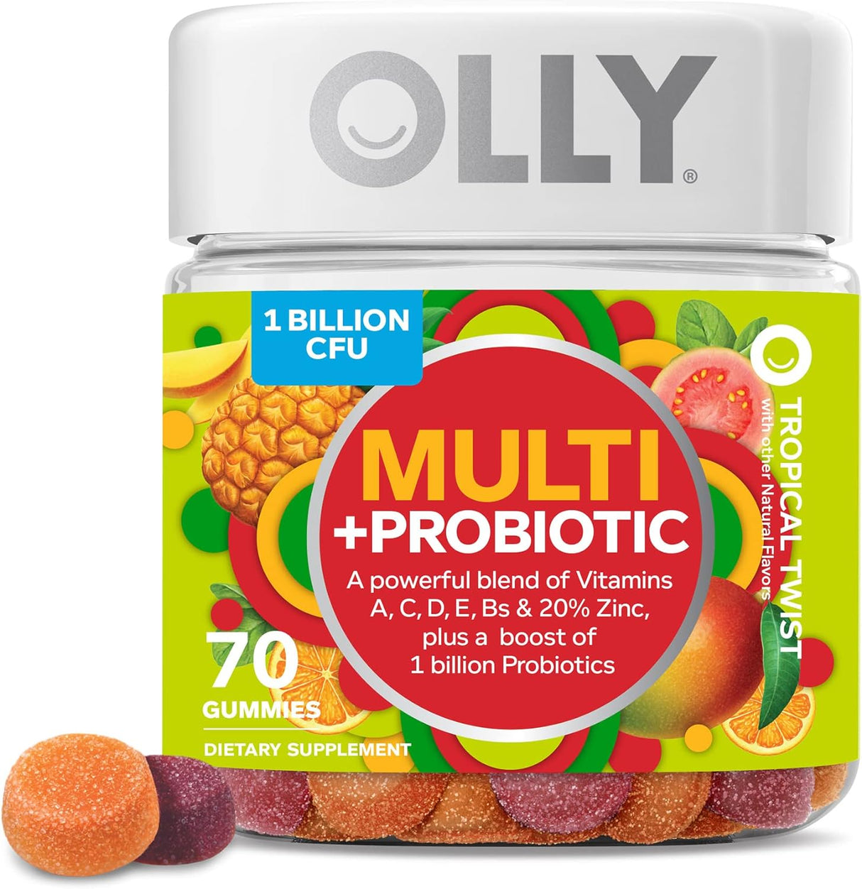 Cápsula multivitamínica probiótico para adultos