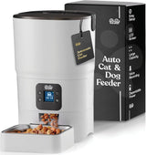 Comedero Automático para Gatos - 6L, Control de Porciones, LCD
