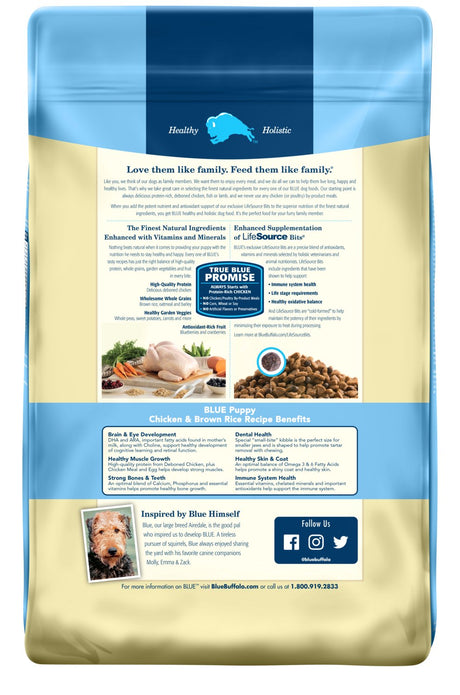 Comida seca para perros pollo y arroz integral 30 lb