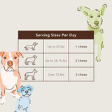 Vitaminas y suplementos para perros Sabor a pato y batata