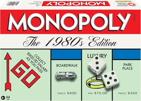 Monopoly Edición 1980, Winning Moves, Tokens Clásicos, Juego Familiar