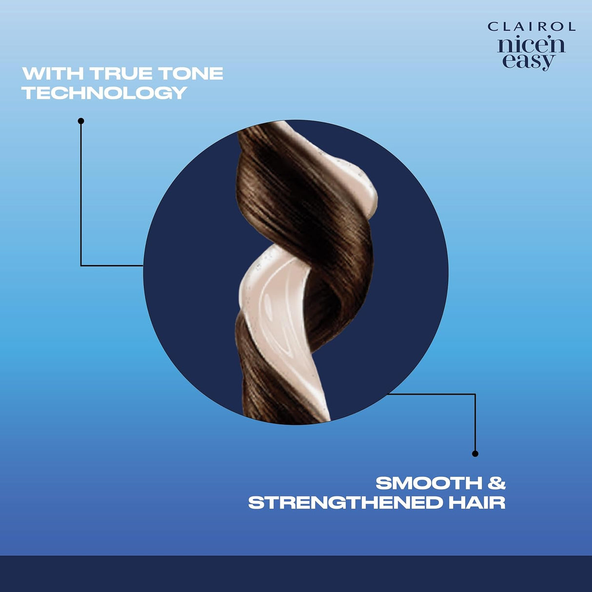 Tinte Permanente Clairol Nice'n Easy 5CB Castaño Medio Cálido
