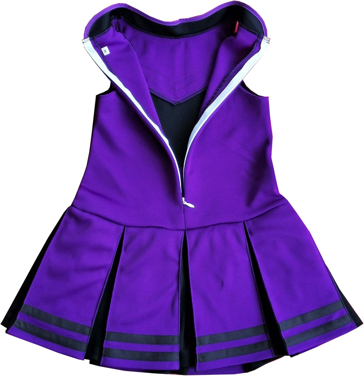 Disfraces  de animadora para niñas lila talla XL