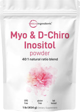Myo-Inositol & D-Chiro Inositol Powder Micro Ingredientes 1lb