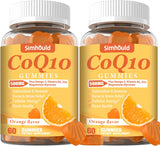 CoQ10 500MG Gummies +Omega-3,Magnesio,Vitamin B3,Zinc 120