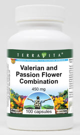 Valeriana y Pasiflora 450 mg - 100 cápsulas, ZIN: 513631