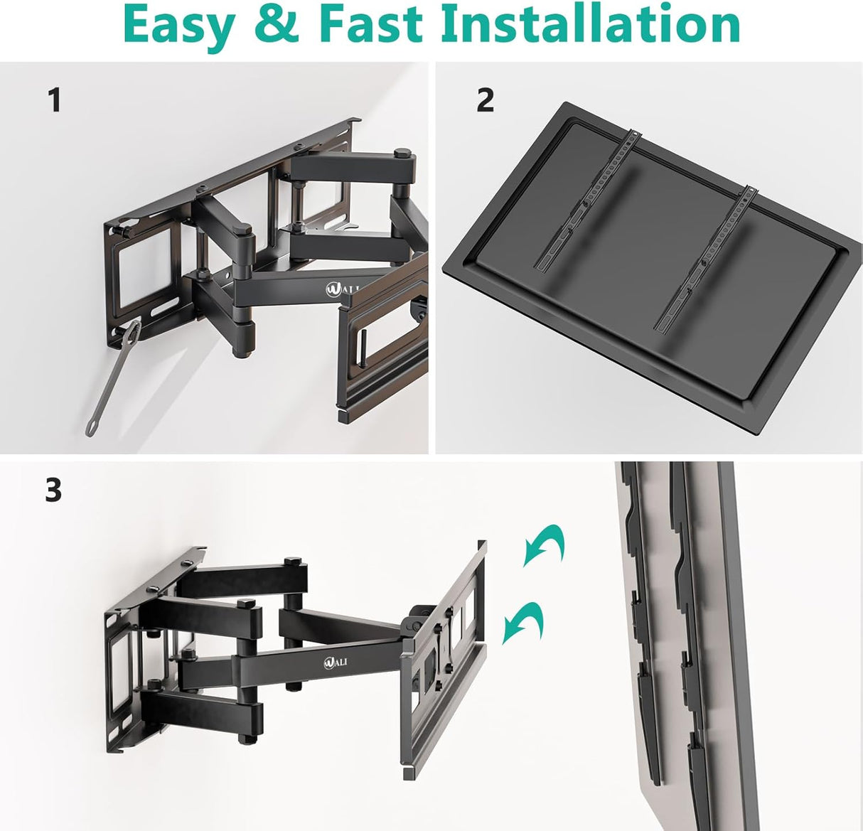 Soporte de pared para TV para la mayoría de tV curvos planos