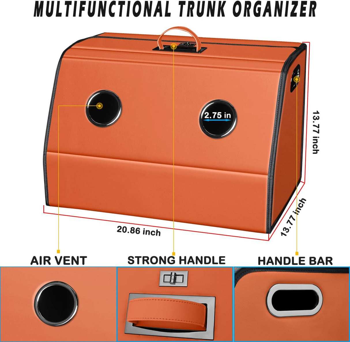 Organizador de Maletero HOLDCY - Impermeable y Ajustable - 20.86