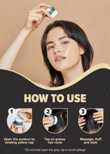 Shampoo seco en polvo con ginseng negro I DEW CARE