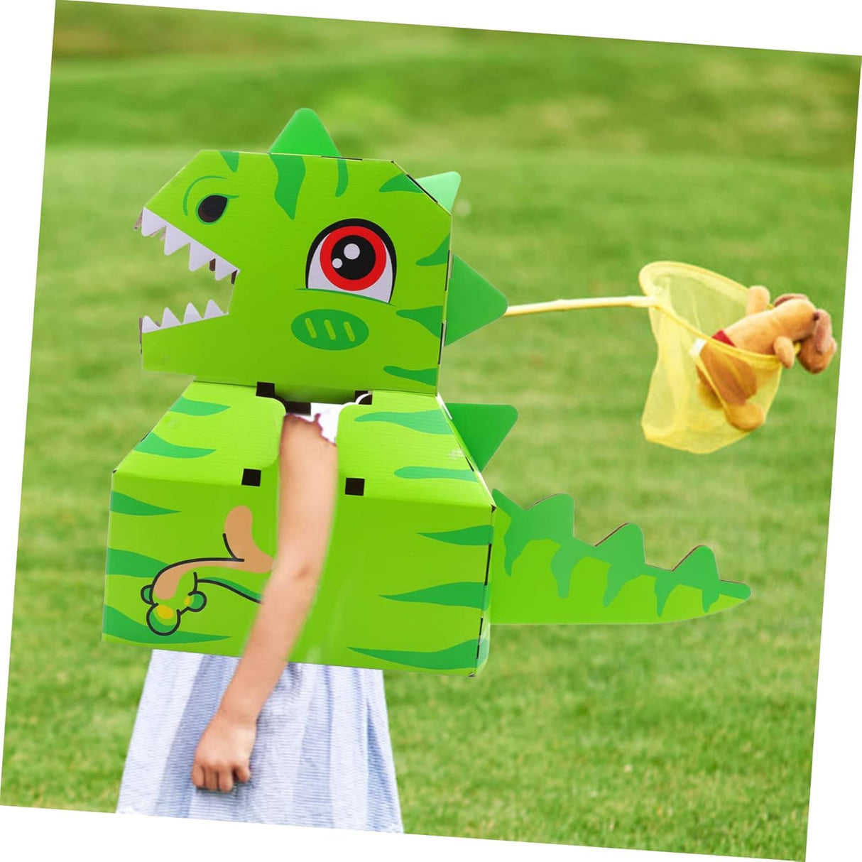 Disfraz Dinosaurio para Niños, Cartón, Modelo DIY