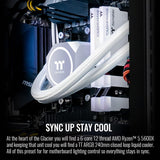Computadora Glacier 360 PC memoria RGB 1TB NVMe M.2 WiFi