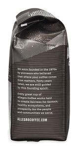 Café Molido Half Caff Allegro, Tostado Francés, 12 oz
