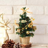 Árbol de Navidad Mini 8 Pulgadas Artificial con Nieve C00157