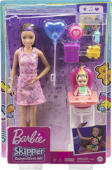 Barbie Skipper Babysitter Inc Set con Muñeca y Accesorios