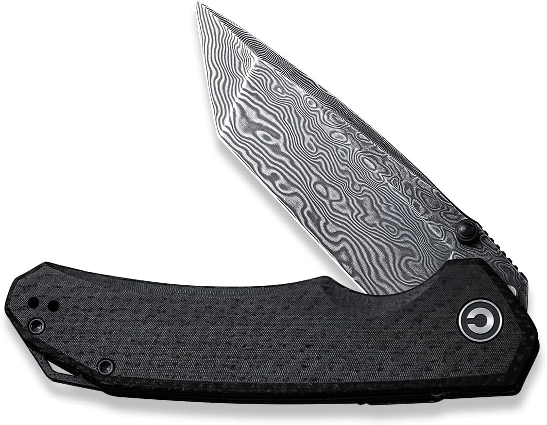 Cuchillo de Bolsillo Plegable Tanto Damasco 3.5 con Micarta