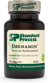 Drenamin de Standard Process, Apoyo adrenal, inmuno y ánimo, 90 tablets