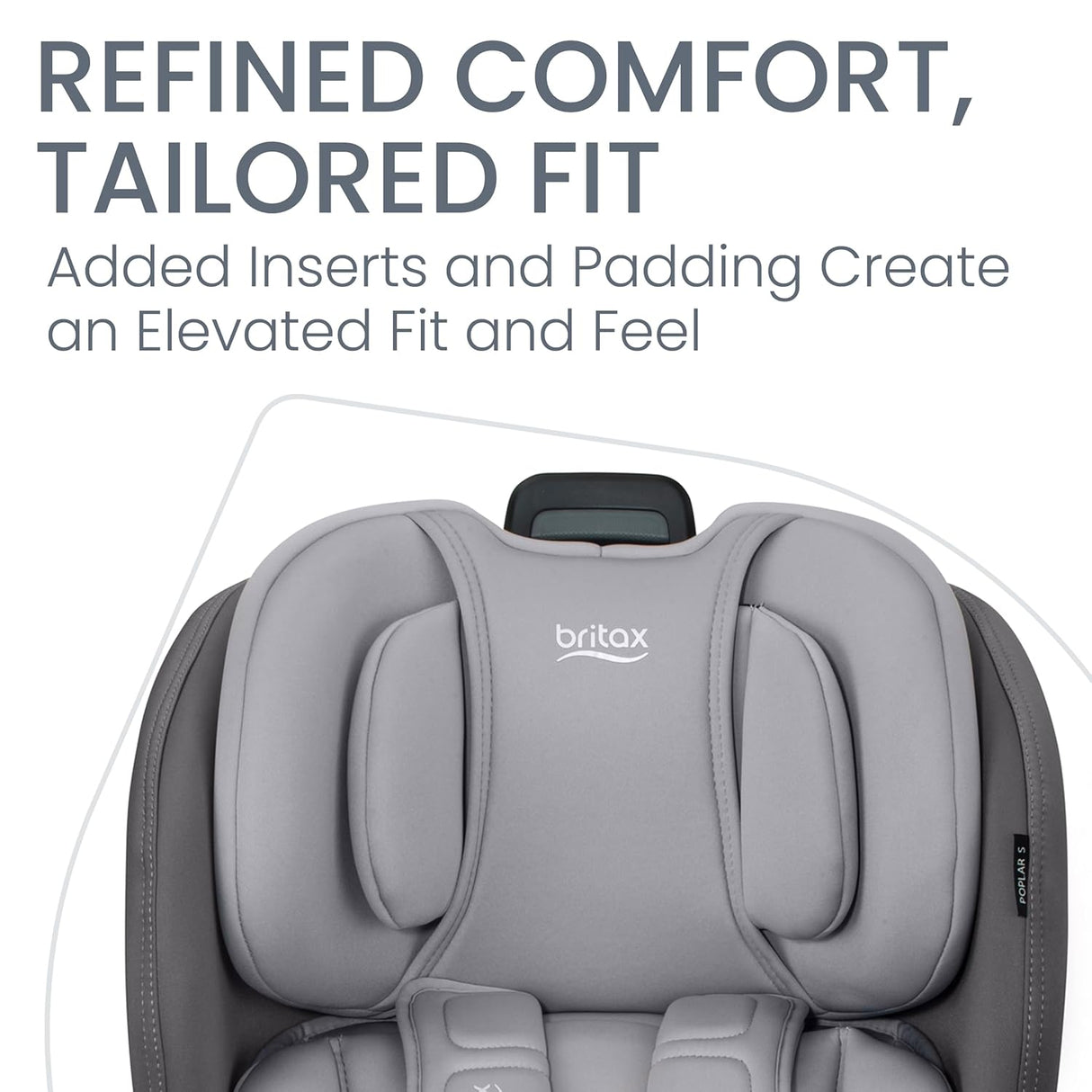 Asiento convertible para automóvil de 17 pulgadas  grafito