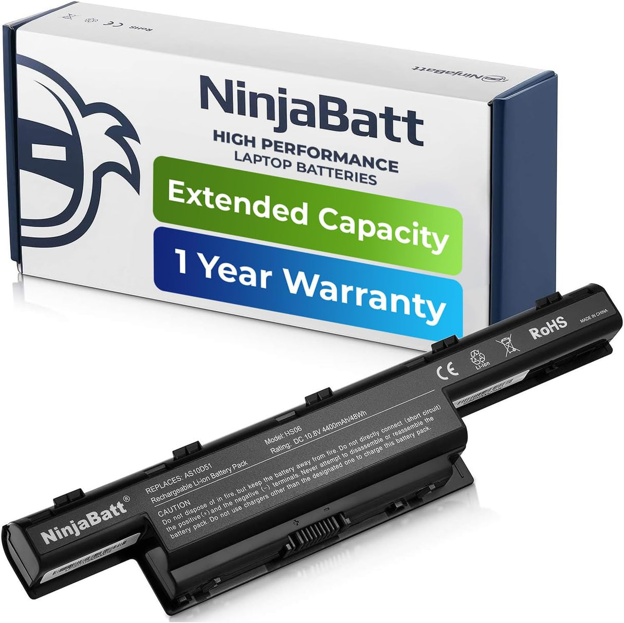 Batería de alto rendimiento para Acer HS06 NinjaBatt
