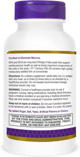 Aceite de Pescado 21st Century 1000 mg, 120 cápsulas