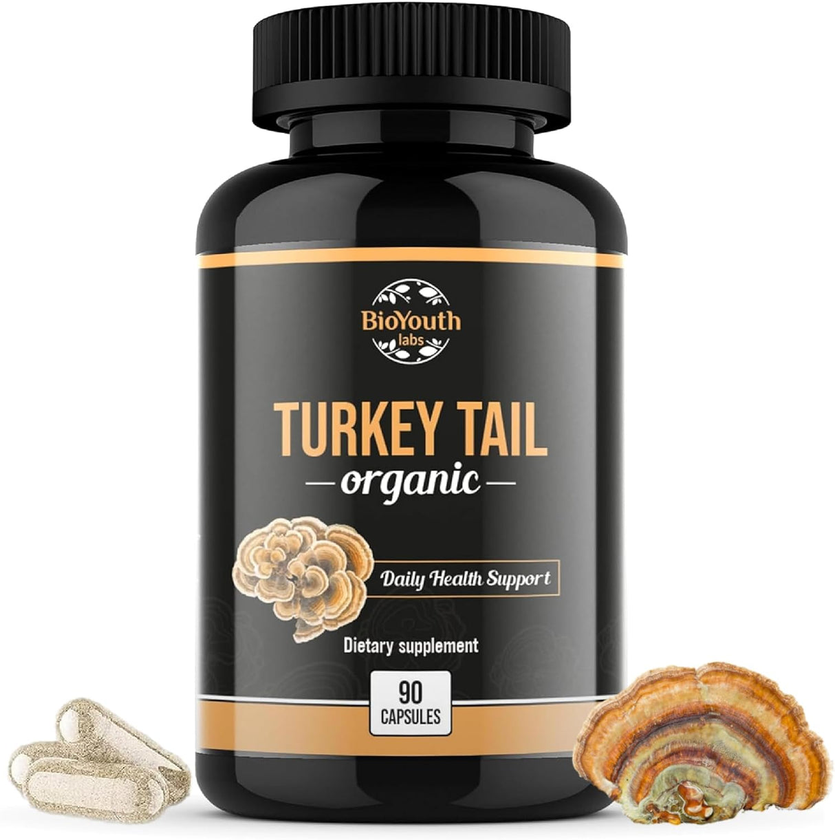 Extracto Orgánico de Cuerpo Fructífero de Cola de Pavo, Sin GMO