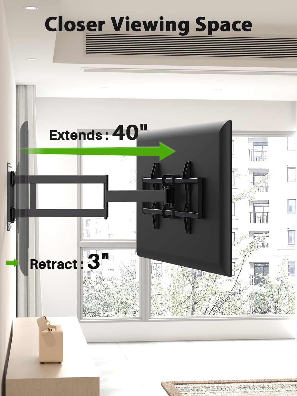 Soporte de pared USX para TV 42-90 40 extensión XML035