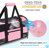 Transportín Suave Oeko-TEX para Gato y Perro Pequeño, TSA