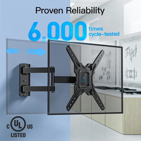Soporte de pared PERLESMITH para TV 26-60 Full Motion PSMFK12