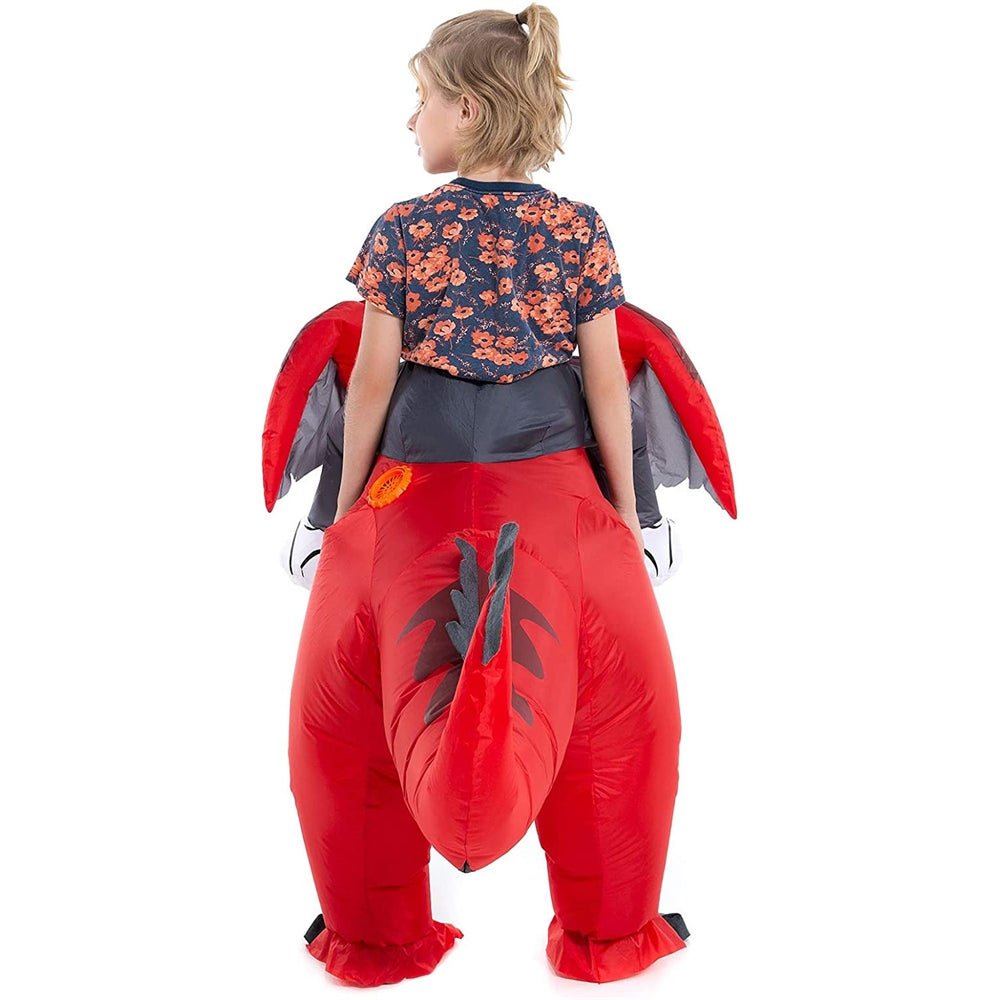 Disfraz inflable de dragón para niños y niñas talla única