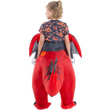 Disfraz inflable de dragón para niños y niñas talla única