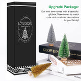 Árbol de Navidad Miniatura de Mesa, Decoración 24pcs