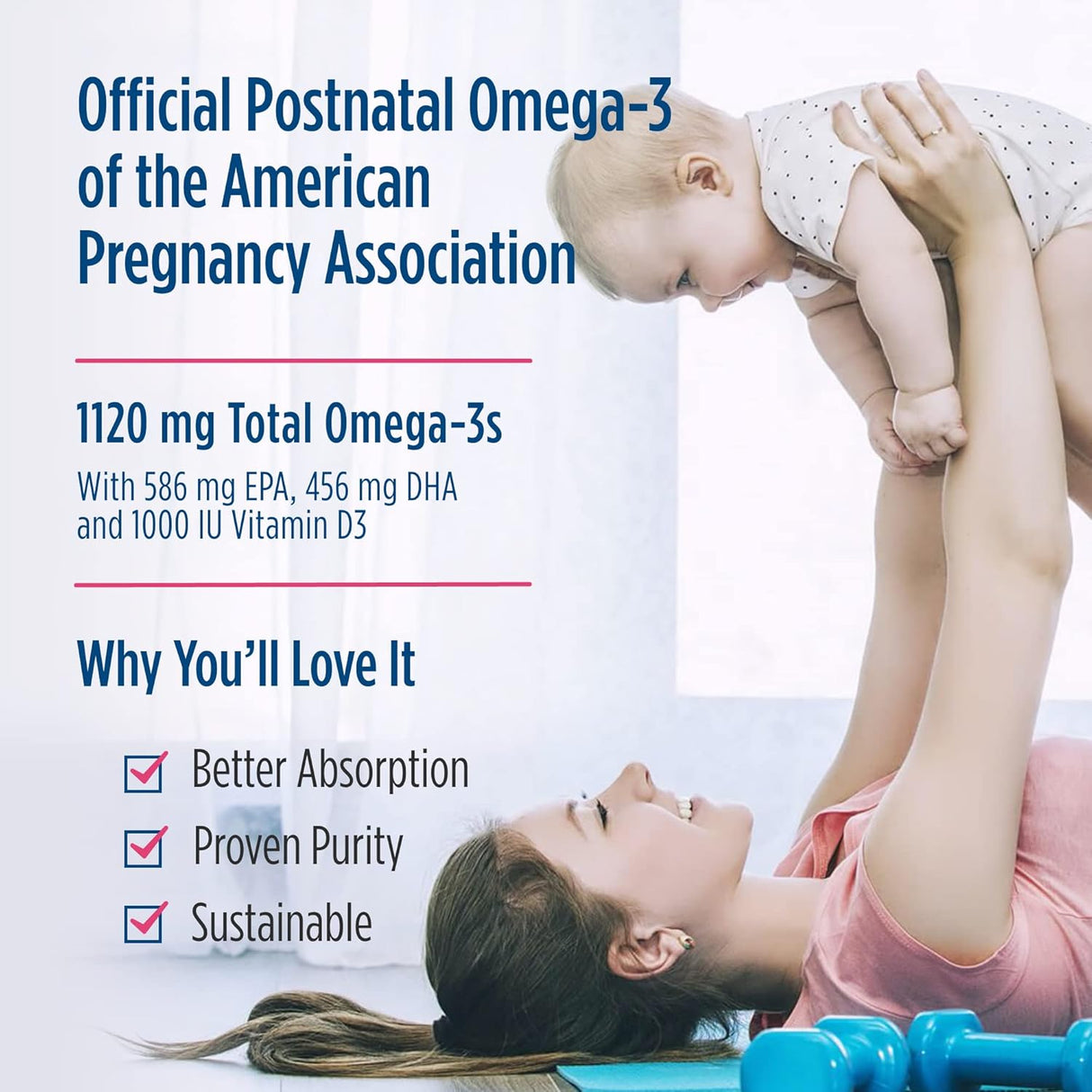 Omega-3 Postnatal Nordic Naturals, 60 Soft Gels, Vitamin D3