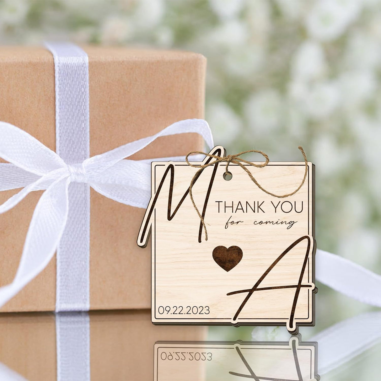 Adornos de Boda Personalizados Recuerdos de Madera para Bodas