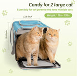 Transportadora para Gatos Sedioso, Ventilada, 2 Gatos, 38lbs