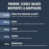 Focus Coffee Creamer, Energía y Claridad, MCT, Nootropics, Vegan