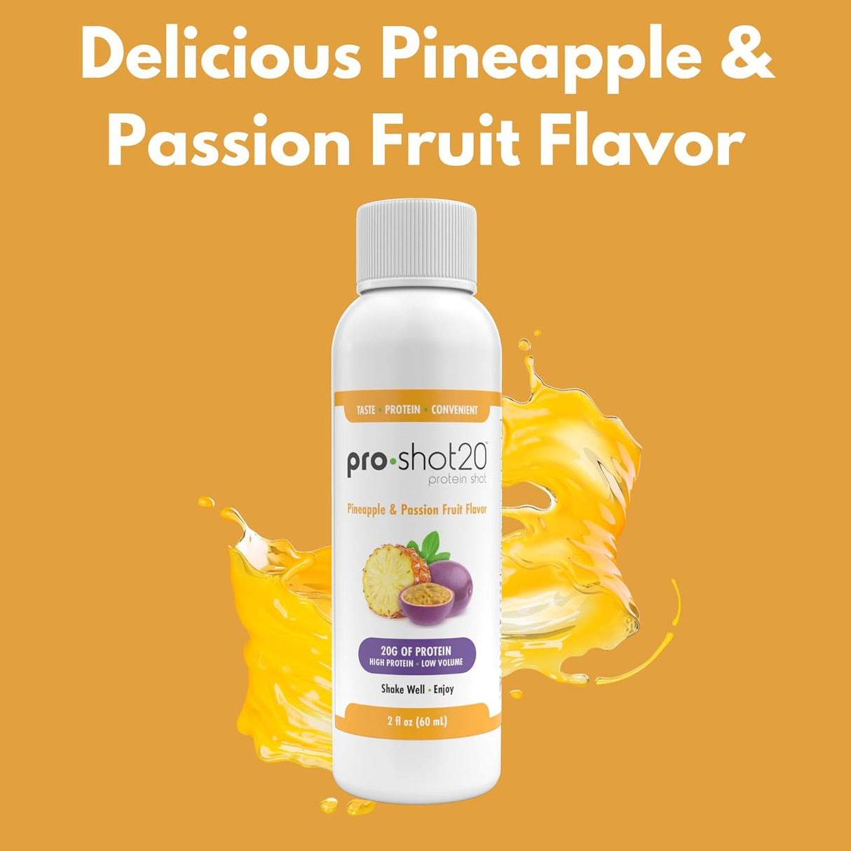 Pro-Shot20 Batido de Proteínas Piña & Passion 60mL 12u