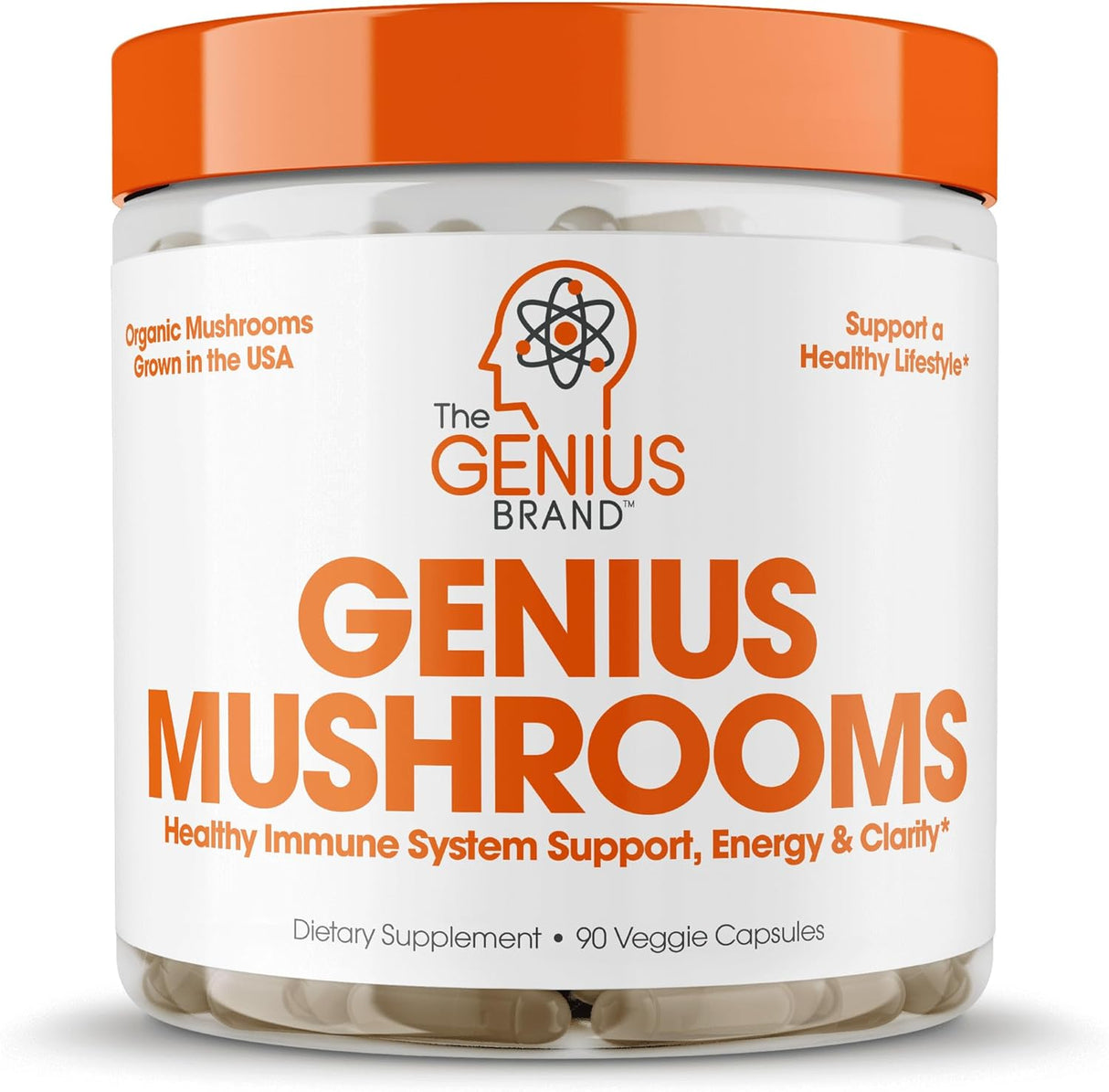 Cápsulas Suplemento Melena de León Orgánico, 1200mg