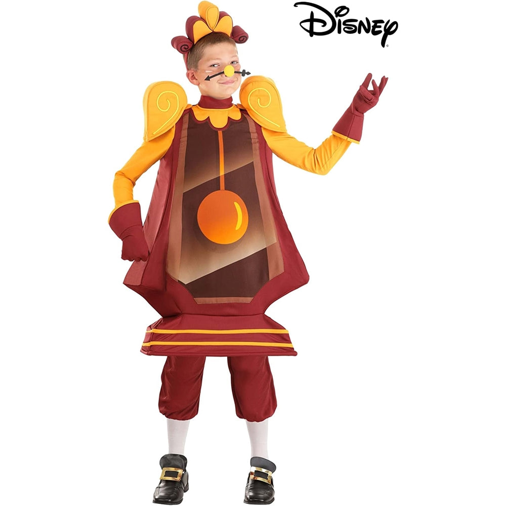 Disfraz de la Bella y la Bestia Cogsworth para niños XL