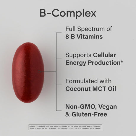 Vitamin B-Complex Sports Research, Vegano, 60 Softgels