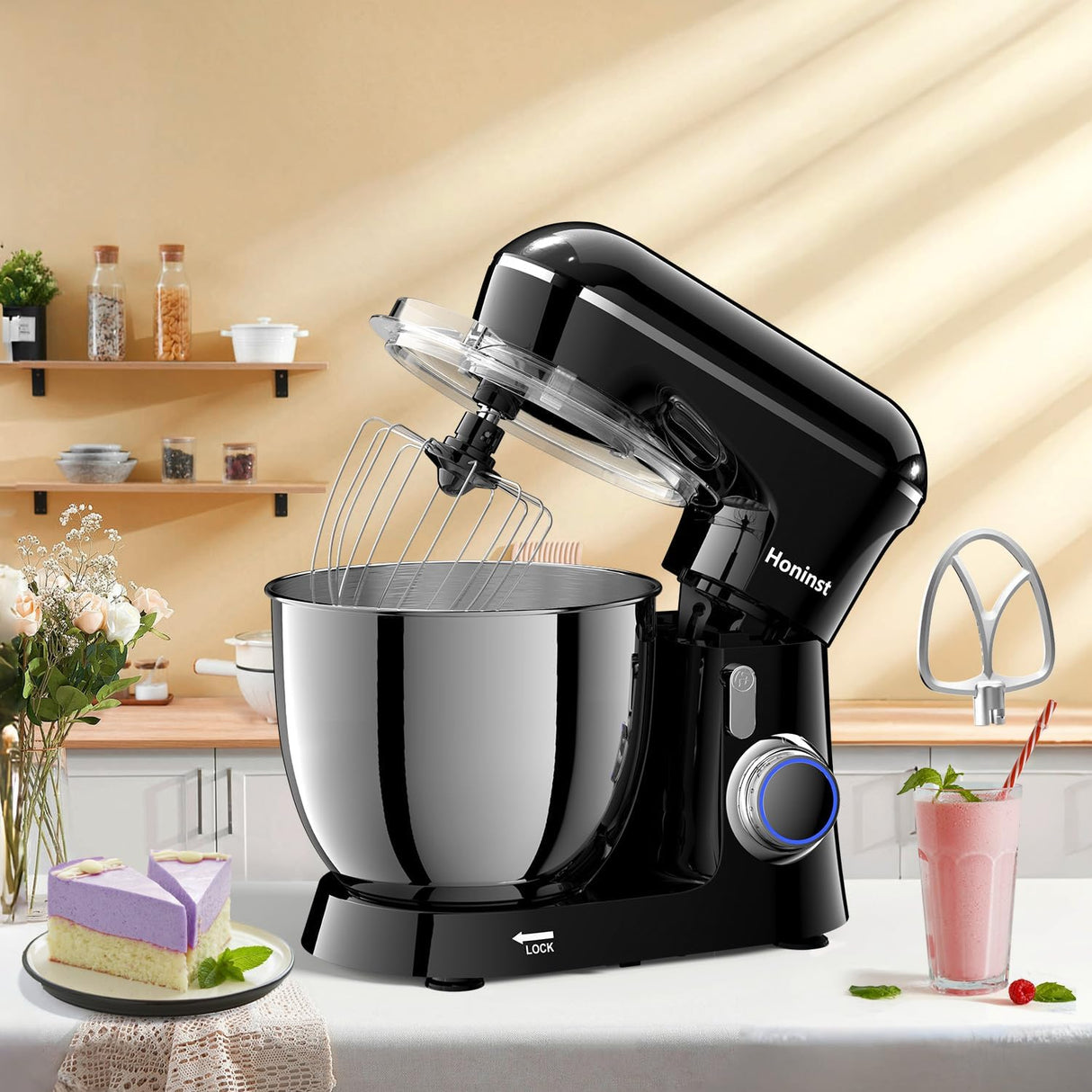 Batidora de Pie 6.5QT 10 Velocidades 660W, Modelo 660W