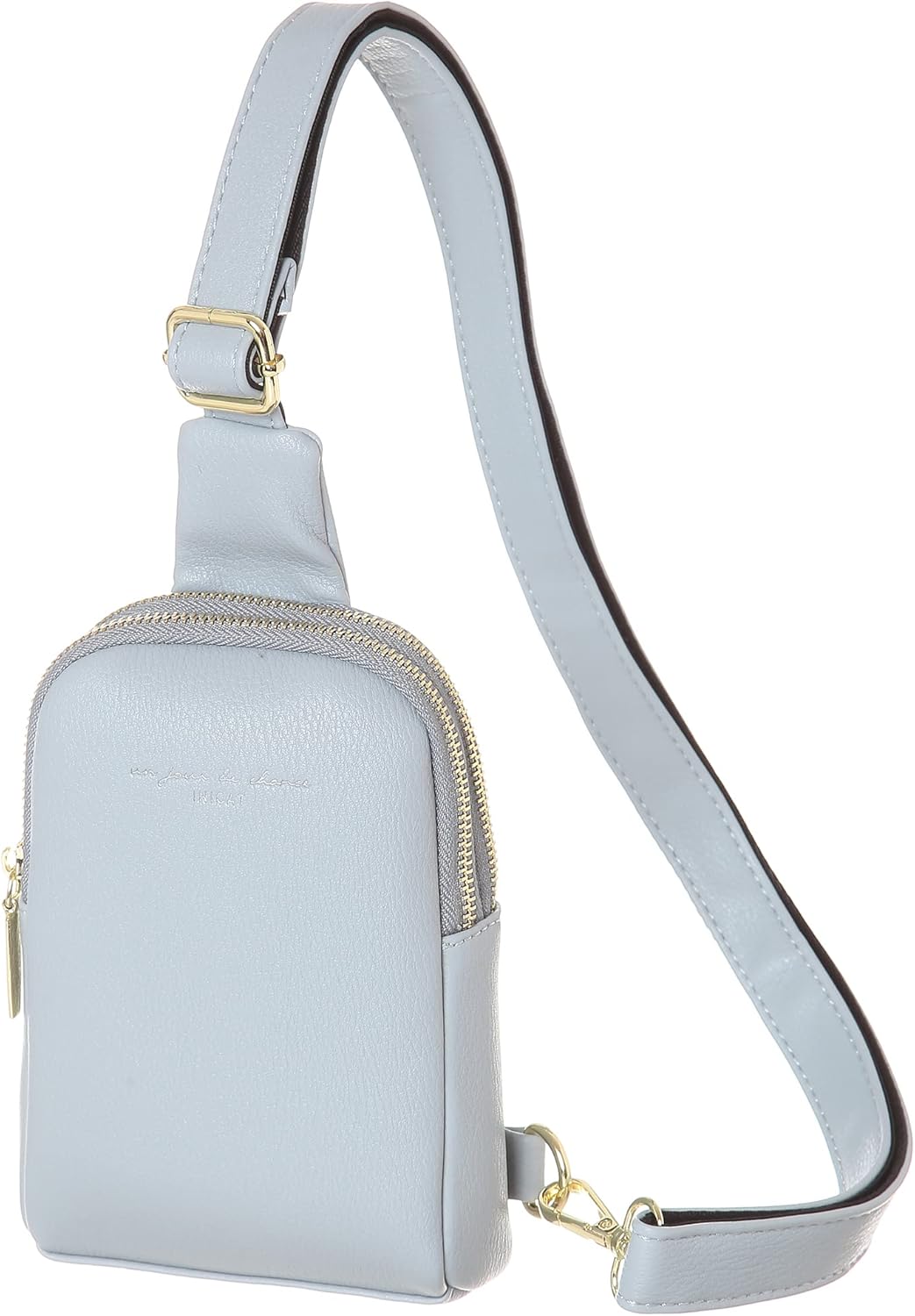 Bandoleras pequeñas de cuero vegano Color: Light Blue