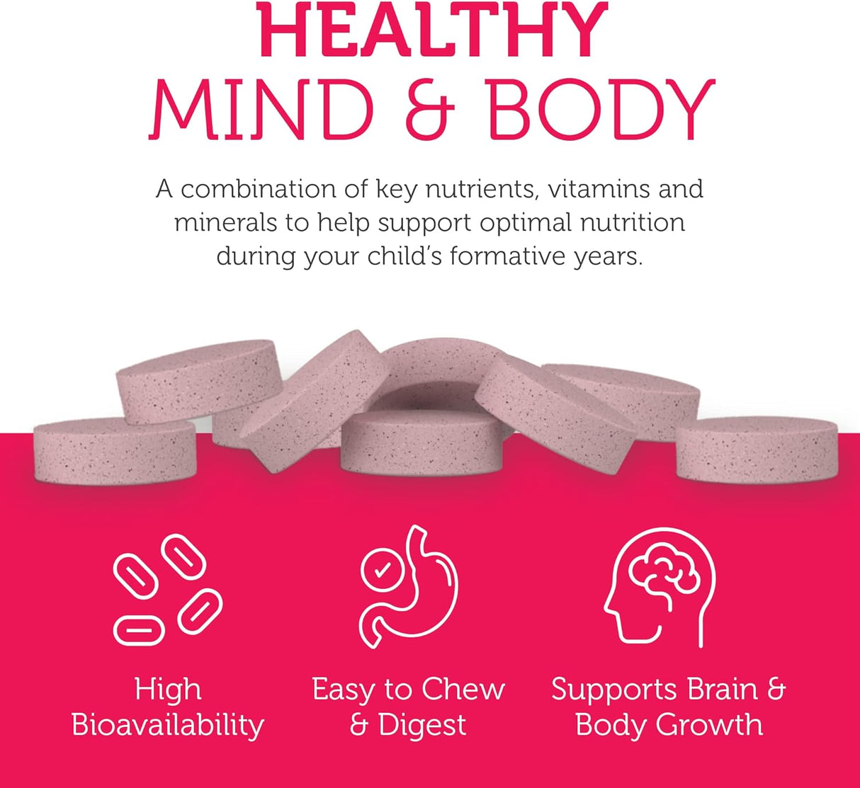 Suplemento mineral y multivitamínico óptimo para niños