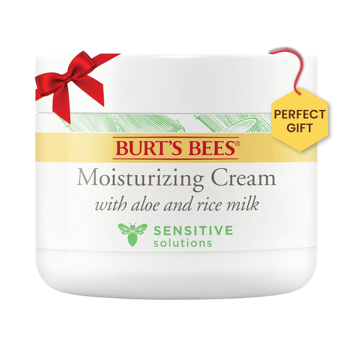 Crema hidratante hidratante para pieles sensibles con aloe