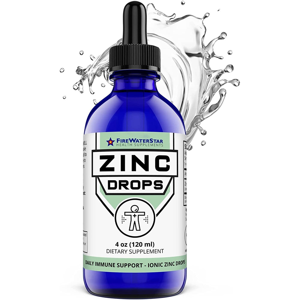 Suplementos Zinc líquido, gotas líquidas fáciles  4 onzas