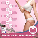 Probióticos para mujeres, probióticos y prebióticos, arándan