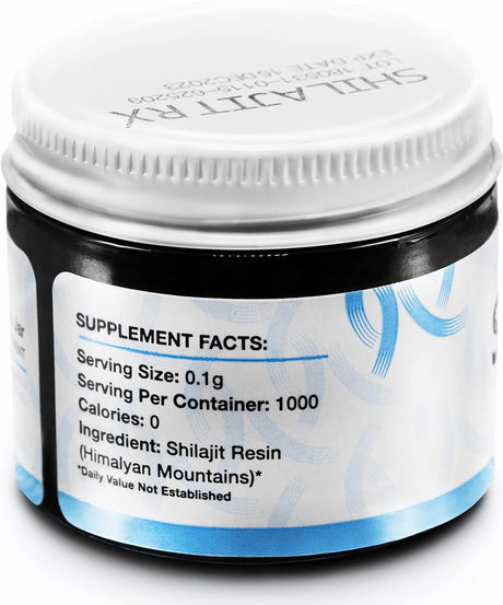 Suplemento Shilajit RX Resina natural  Himalaya orgánicos