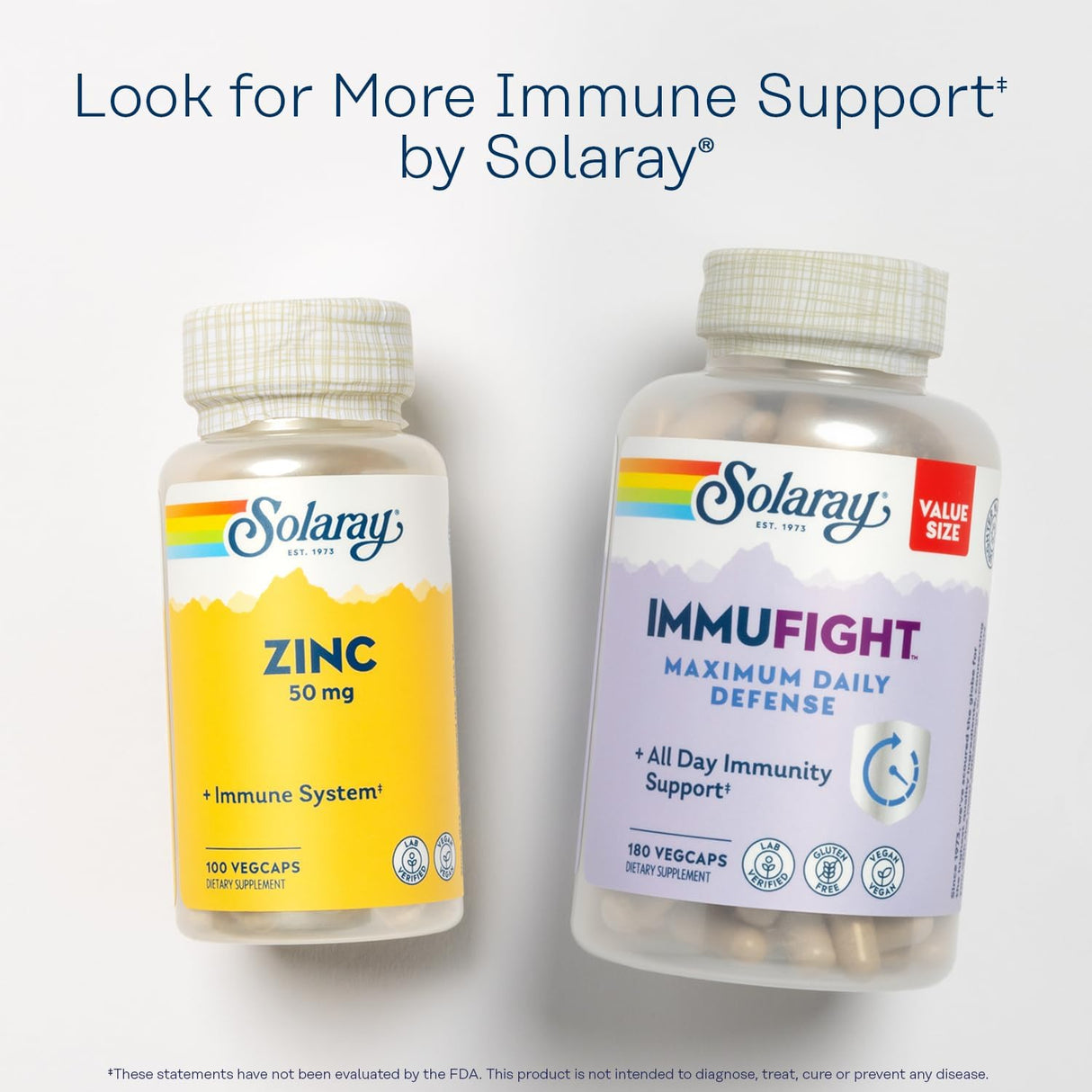 SOLARAY  Apoyo inmunológico durante todo el día vitamina C