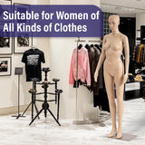Maniquí completo ajustable, marca desconocida, 69 con base metal.